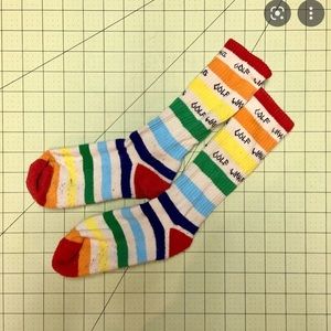 Golf Wang Striped Rainbow Socks